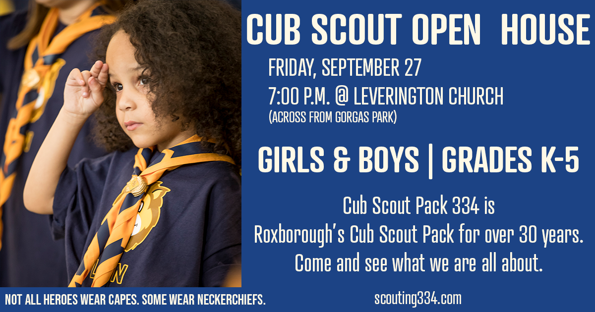 2024 Cub Scout Open House