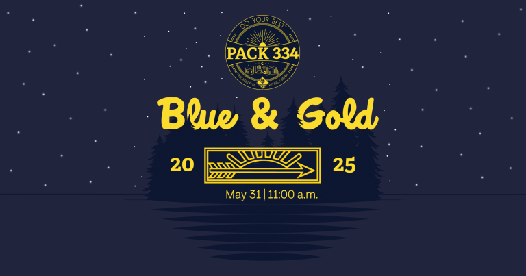 2025 Blue & Gold Graphic