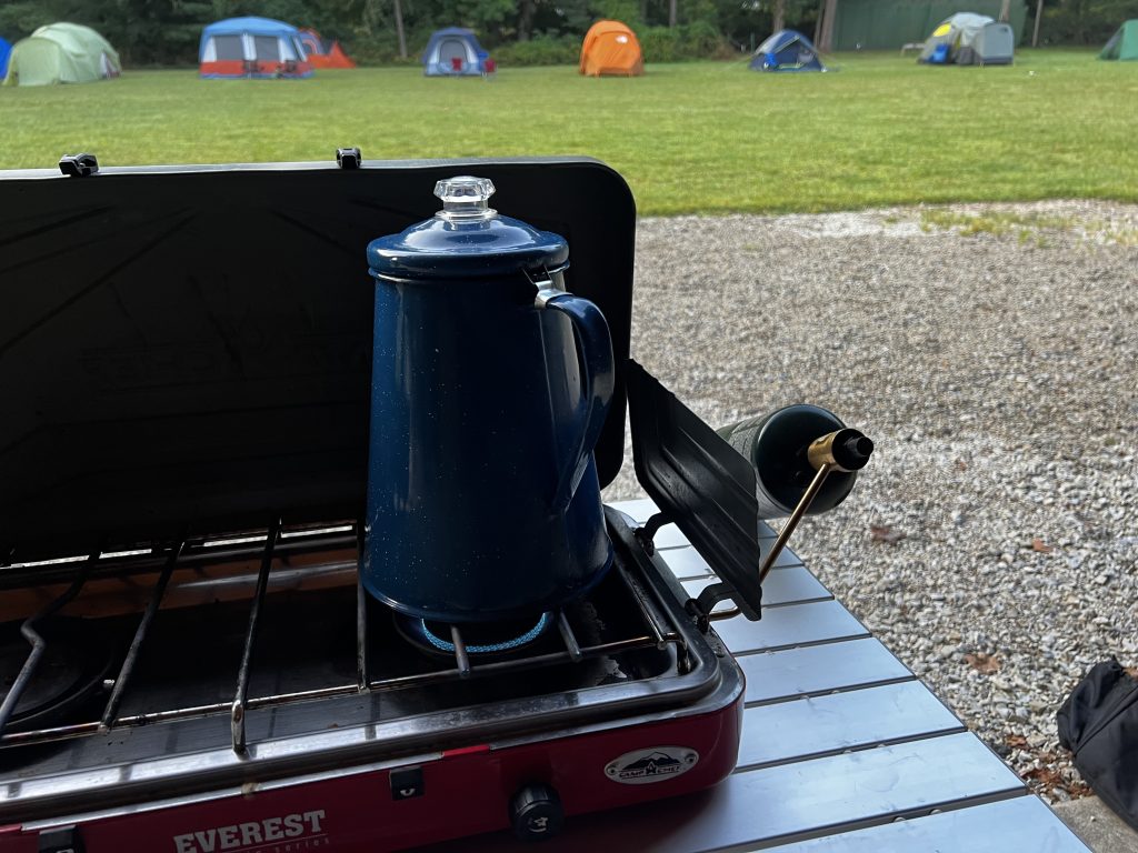 Camp Jarvis: Morning Coffee - Scouting 334 Camp Jarvis: Morning Coffee