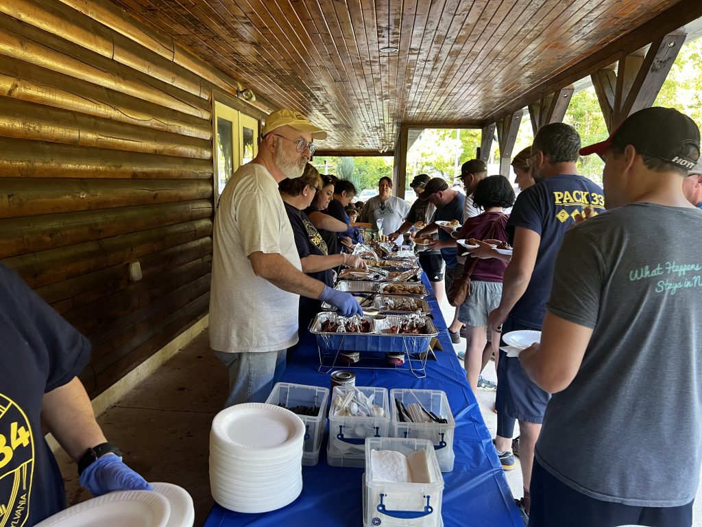 Camp Jarvis: Dinner - Scouting 334 Camp Jarvis: Dinner