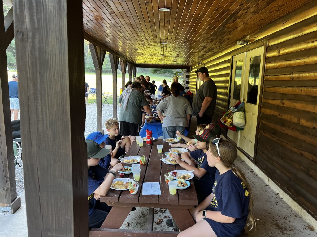 Camp Jarvis: Dinner - Scouting 334 Camp Jarvis: Dinner