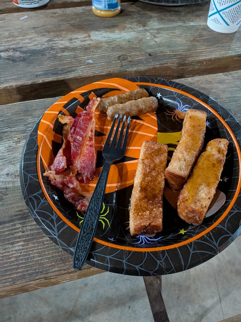 French toast breakfast! - Scouting 334 French toast breakfast!