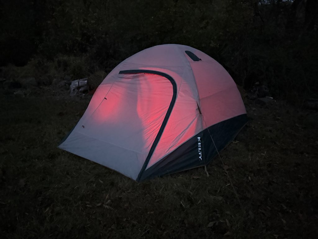 The red light just "looks" warmer.