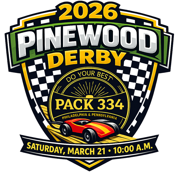 2026 Pinewood Derby Logo